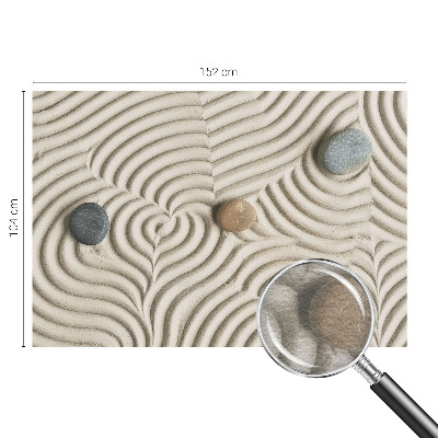 Large wall mural wallpaper with a harmonious waves design