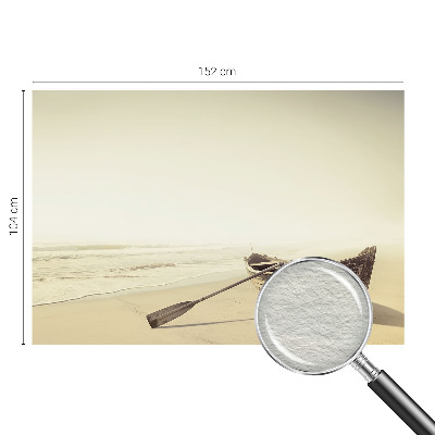 Custom size wall mural with a seaside tranquility design