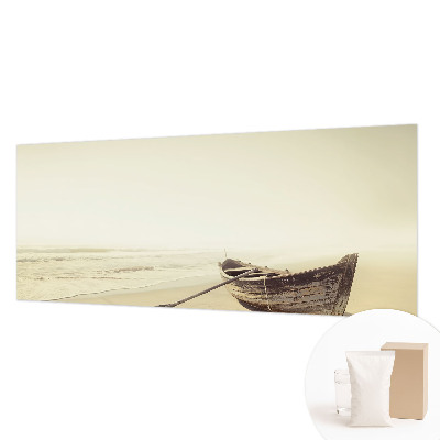 Custom size wall mural with a seaside tranquility design
