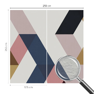 High quality wall mural wallpaper Colorful rhombuses