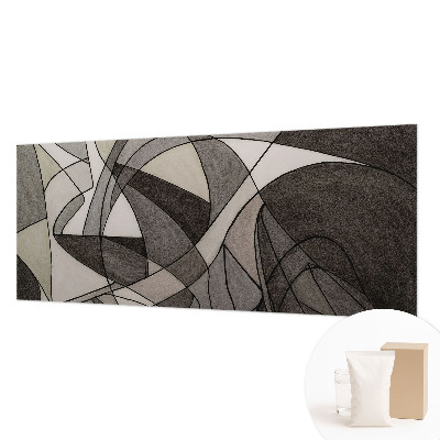 Premium photo wallpaper with a geometric abstraction design