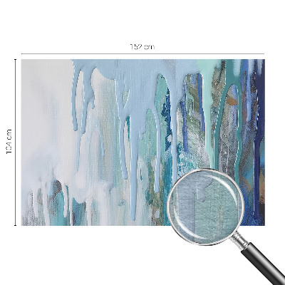 Decorative wall mural for living room Blue Cascades