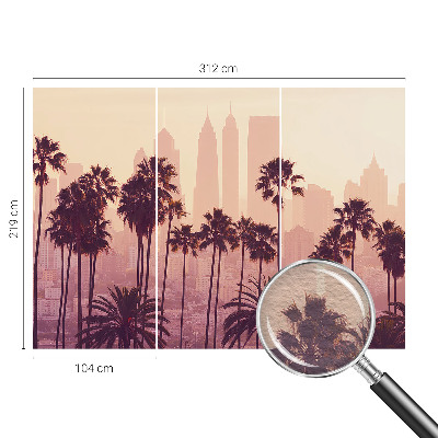Wallpaper mural with a Western harmony design