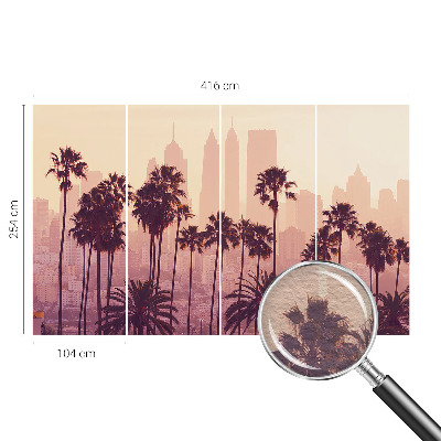Wallpaper mural with a Western harmony design