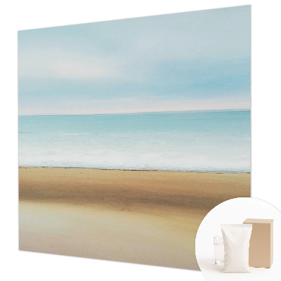 Wall mural for bedroom featuring a seaside landscape