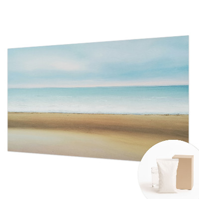 Wall mural for bedroom featuring a seaside landscape