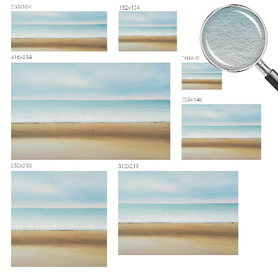 Wall mural for bedroom featuring a seaside landscape
