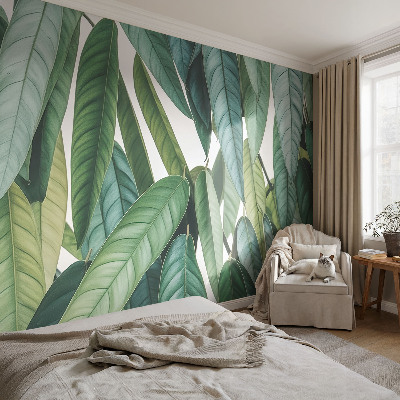 Bedroom wall mural wallpaper Natural leaves