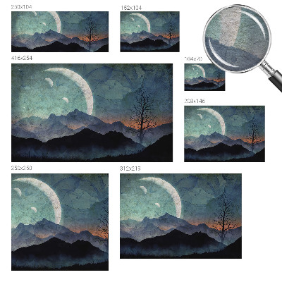 Wall mural Night landscape