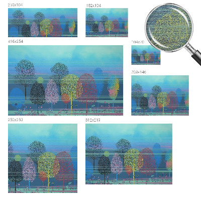 Modern wall mural Colorful harmony