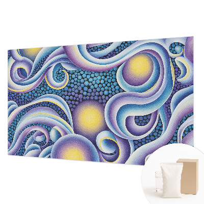 Premium wall mural for bedroom Colorful swirls