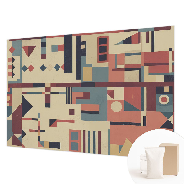 Premium photo wallpaper with an abstract composition