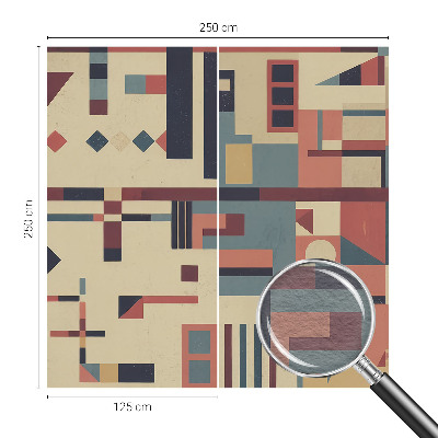 Premium photo wallpaper with an abstract composition