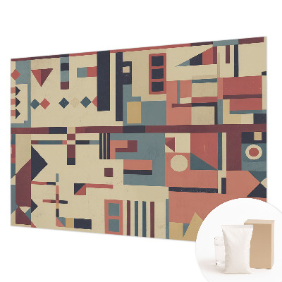 Premium photo wallpaper with an abstract composition