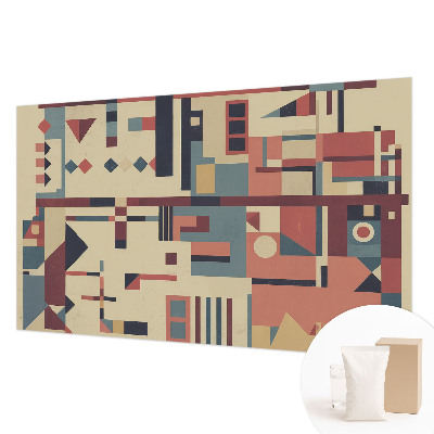 Premium photo wallpaper with an abstract composition