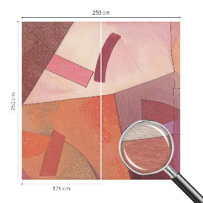 Non-woven photo wallpaper Colorful forms