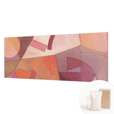 Non-woven photo wallpaper with a colorful abstract motif