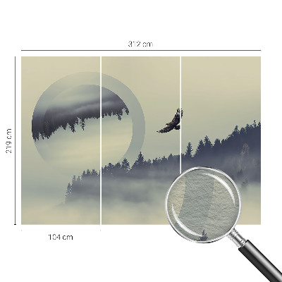 Non-woven wall mural Forest landscape