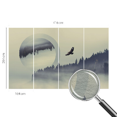 Non-woven wall mural Forest landscape
