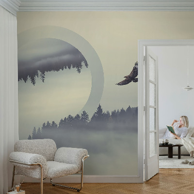 Non-woven wall mural Forest landscape
