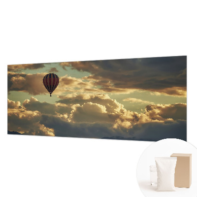 Wall mural for living room Balloon in the clouds