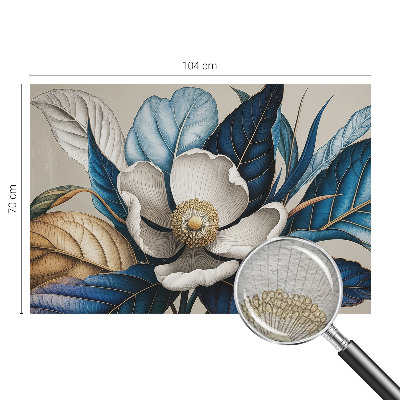 High quality photo wallpaper with an elegant floral pattern
