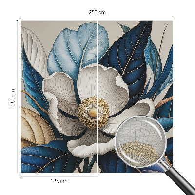 High quality photo wallpaper with an elegant floral pattern