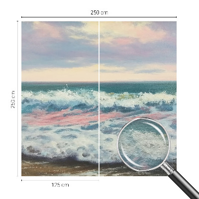 High quality wall mural wallpaper featuring a seascape design