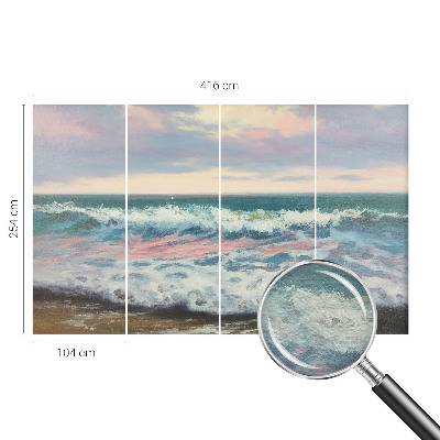 High quality wall mural wallpaper featuring a seascape design