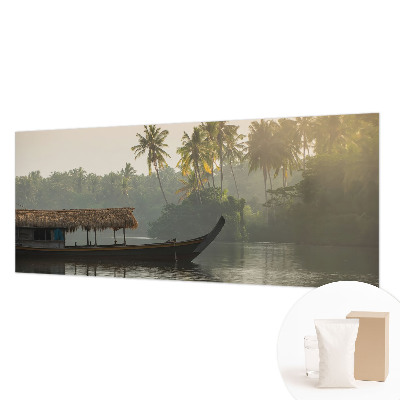 Photo wallpaper with a tropical haven motif