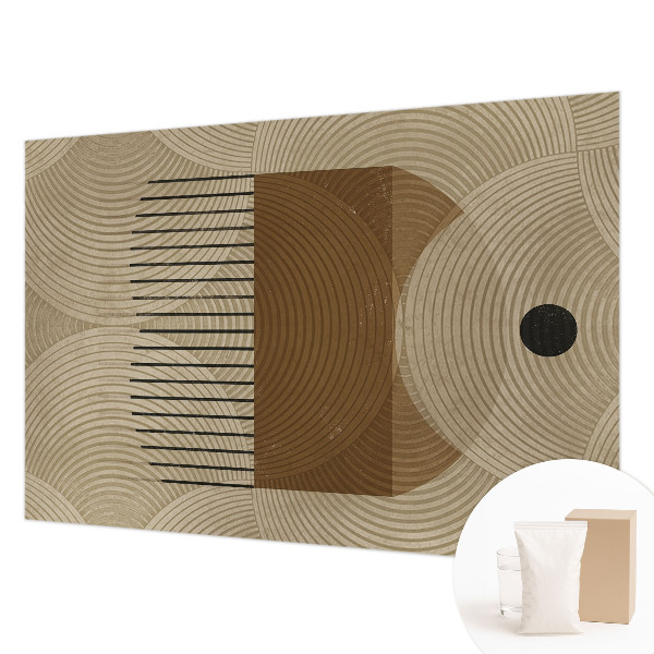 Premium wall mural for bedroom featuring a geometry of harmony design