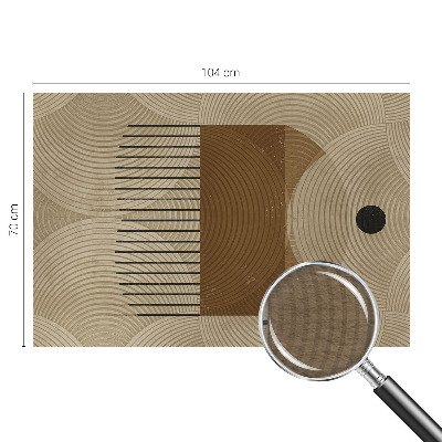 Premium wall mural for bedroom featuring a geometry of harmony design