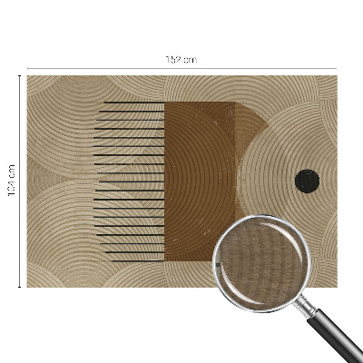 Premium wall mural for bedroom featuring a geometry of harmony design