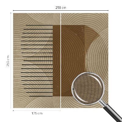 Premium wall mural for bedroom featuring a geometry of harmony design