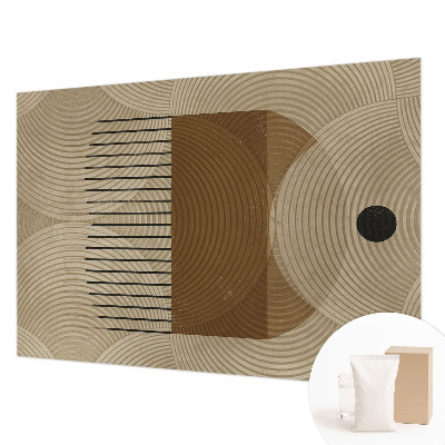 Premium wall mural for bedroom featuring a geometry of harmony design