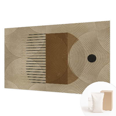 Premium wall mural for bedroom featuring a geometry of harmony design