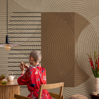 Premium wall mural for bedroom Geometry of harmony