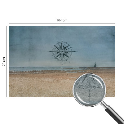 Wall mural with a nautical adventures design