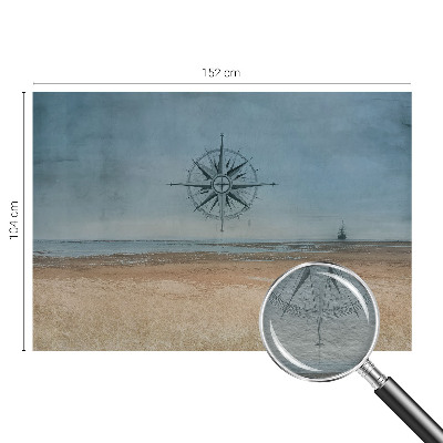 Wall mural with a nautical adventures design