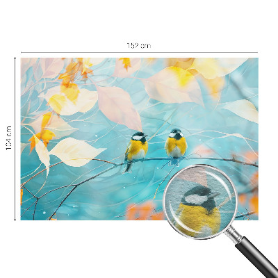 Photo wallpaper Spring birds