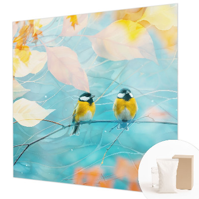 Photo wallpaper Spring birds