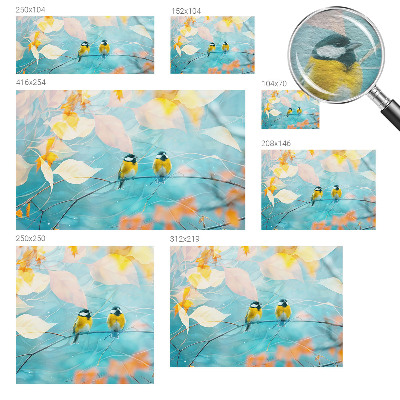 Photo wallpaper Spring birds