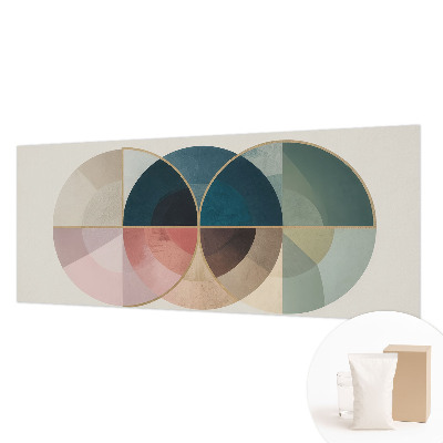 Photo wall mural with a geometric elegant design