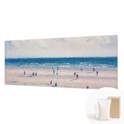 Wall mural for bedroom with a seascape design