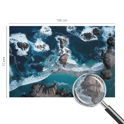 Bedroom wall mural wallpaper Ocean waves