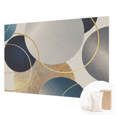 High quality wall mural wallpaper with a creative circle pattern