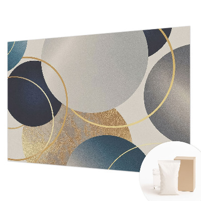 High quality wall mural wallpaper with a creative circle pattern