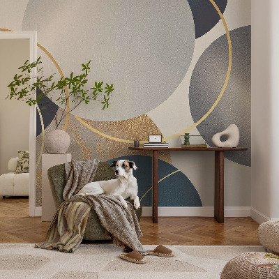 High quality wall mural wallpaper Creative circles