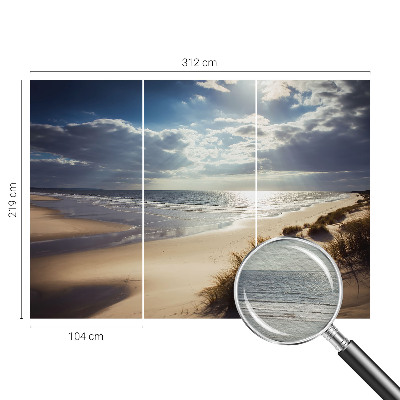 Premium photo wallpaper featuring the Radiant Shore design