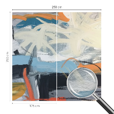 Non-woven wall mural Colorful abstraction